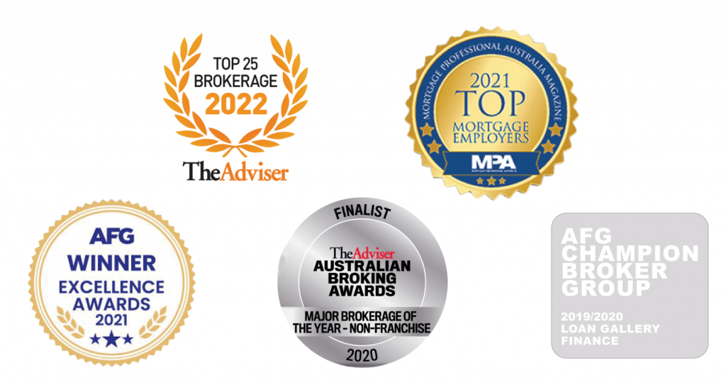 TOP 25 Brokerage 2022 by the adviser, 2021 top mortgage emlpoyers, Australian Broking Awards, AFG Champion Broker group